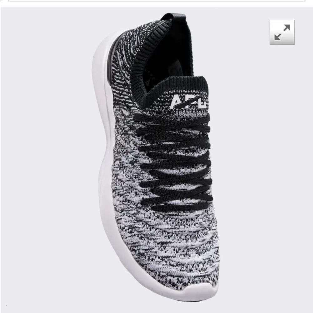 APL women’s tech loom wave - black/white ombré